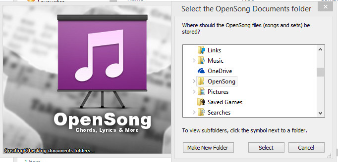 installing opensong bible in open lp